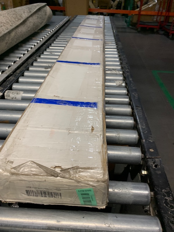 Photo 1 of ***FACTORY SEALED***SongYung 8FT Black Box Rail Exterior Barn Door Hardware Kit for 2 Doors, Sliding Heavy Duty Barn Door Track, Wall Mount Barn Door Hardware with 5 Track Brackets(Doors NOT Include)