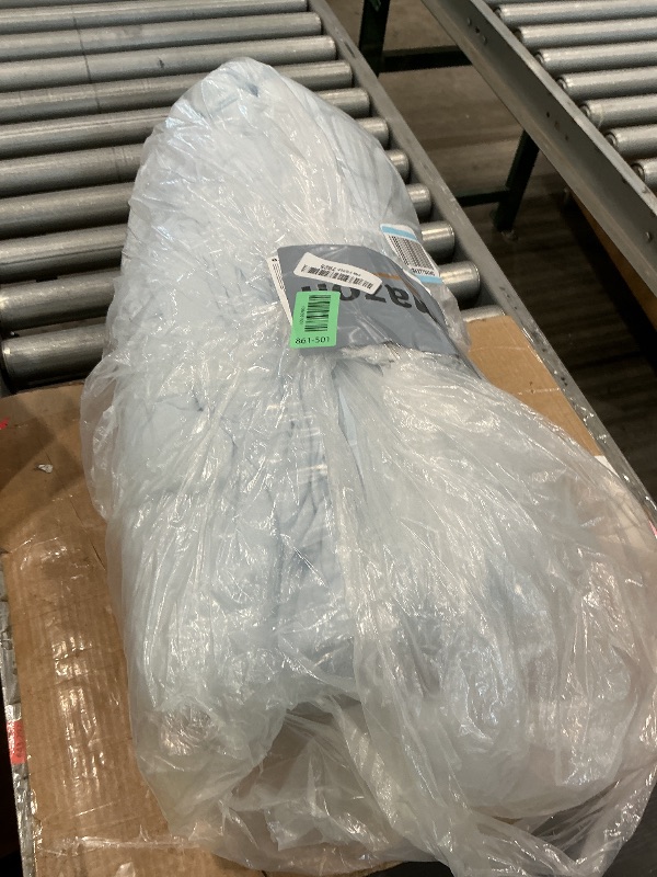 Photo 1 of *MINOR DAMAGE - USED*
JOLLYVOGUE Full Size Comforter Sets 7 Pieces - Bed in a Bag Full for All Season, Pintuck Bedding Comforter Sets with Comforter, Flat Sheet, Fitted Sheet and Pillowcases & Shams, Light Blue