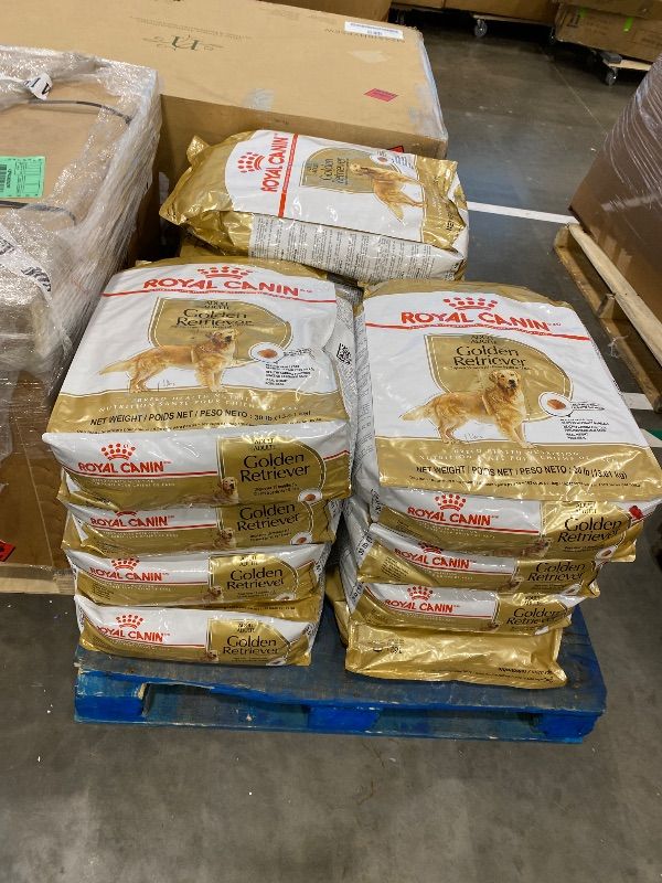 Photo 1 of ***EXPIRES APRIL 1ST*** ***12 BAGS*** Royal Canin Golden Retriever Adult Dry Dog Food, 30 lb bag 12 bags