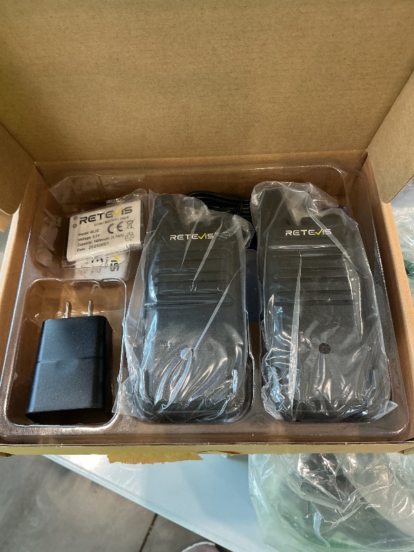 Photo 1 of **Only a 2 Pack**
Retevis RT22 Two Way Radio Long Range Rechargeable,Portable 2 Way Radio, USB-C Charging, Handsfree Walkie Talkies for Adults Cruise Hiking Camping(4 Pack)