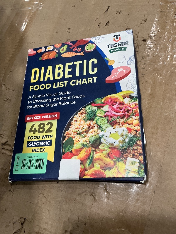 Photo 1 of [480+ FOODS] Diabetic Food List With Glycemic Index Information - Magnet Diabetes Food List Chart Booklet With Glycemic Index 2026 Version For Newly Diagnosed, Type 1, Type 2 Diabetes (Large Size)