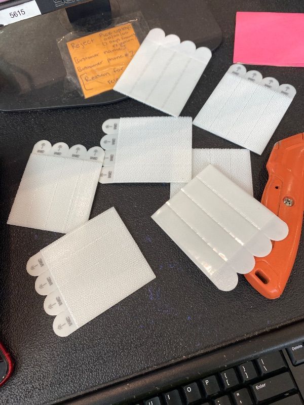 Photo 1 of ***MISSING 7 PAIRS*** Command Large Picture Hanging Strips, White, Holds up to 16 lbs, 14-Pairs, Easy to Open Packaging