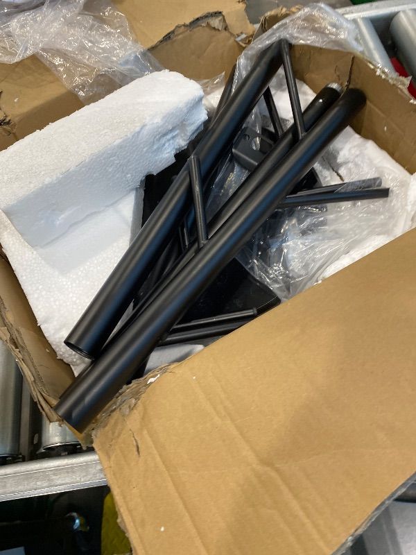 Photo 1 of ***MISSING PIECES*** HzTinT Coat Rack with Natural Marble Base, Metal Freestanding Coat Rack with 8 Hooks, 3 Adjustable Size Sturdy Coat Tree for Bags, Coats, and Hats for Entryway, Hallway, Bedroom, Office, Black