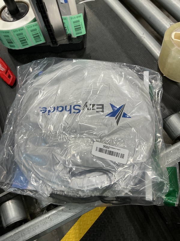 Photo 1 of *MINOR DAMAGE - USED*
EzyShade Windshield Sun Shade with Shield-X Reflective Technology. See Size-Chart with Your Vehicle. Foldable 2-Piece Car Sunshades Reflect UV Sun and Heat and Protect Your Car. Standard (Medium) Size