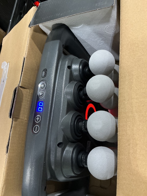 Photo 1 of *UNTESTED*
Stellamist 16 Heads Massage Gun Set, Body Massage for Back, Shoulders, Neck, Legs, Foot, Massage Gun deep Tissue Pain Relief, 2000mAh Electric Massage Tools with 3 Modes & 30 Levels