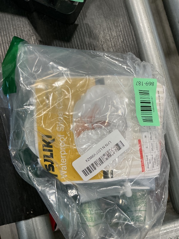 Photo 1 of *MINOR DAMAGE - USED*
Waterproof Shoe Covers, Rain Shoe Covers Transparent Reusable Non Slip Shoe Cover for Outdoor Women and Men