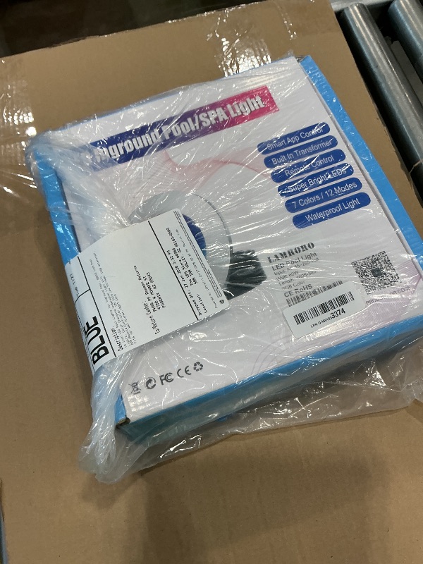 Photo 1 of 10 Inch LED Pool Lights for Inground Pool, 60W10 Inch Pool Lights, Color Changing Underwater Light with APP/Remote/Controller, 12V Safe Low Voltage, IP68 Waterproof, Fits 10" Wet Niches,100FT Cord