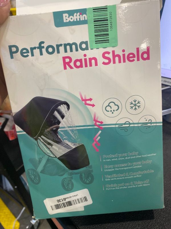 Photo 1 of *UNTESTED*
Performance Rain Shield, Rain Cover Fits for UPPAbaby Vista/Vista V2/Vista V3/Cruz/Cruz V2 Stroller, Protect from Wind/Rain/Snow/Dust, Air Vent Hole, Window with Zipper, Stroller Accessories