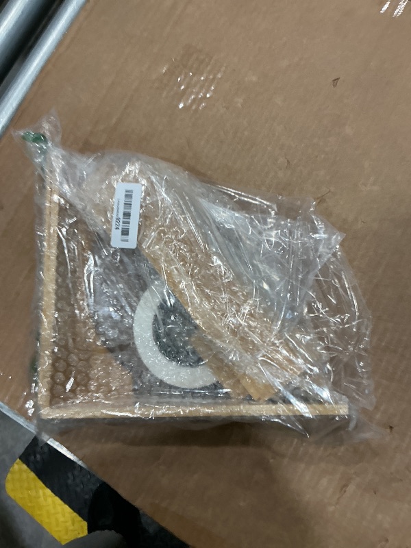 Photo 1 of 10 inch Paper Plate Dispenser Holder Bamboo Under Cabinet Vertical Rack for Kitchen Countertop Organizer Space Saver Shelf Lid Holder Counter Storage Can Dispenser Pantry Aid Caddy Estante