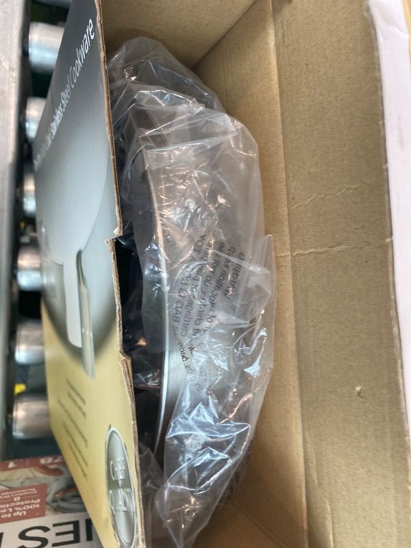 Photo 1 of ***MISSING LID*** DELARLO Stainless Steel Pan?10 Inch Skillet with Lid?Oven Safe Up to 600??Triply Stainless Steel Cookware?Stainless Steel Pan 10 in?Induction Compatible?Fast Even Heat?Large Cooking Surface