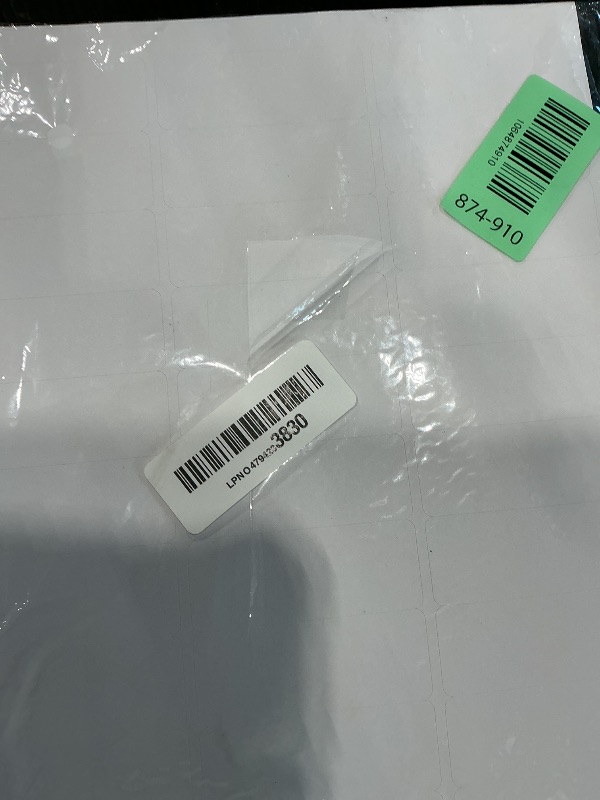 Photo 1 of 1" x 2-5/8" Address Labels 900 Labels Sticker Paper for Laser/Ink Jet Printer mailing Labels 8.5"×11" White 30 per Sheet