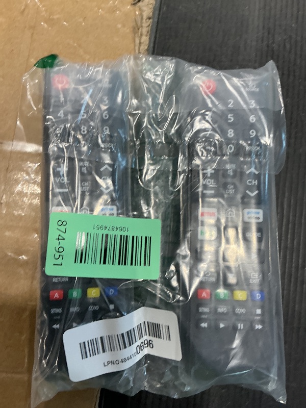 Photo 1 of ?Pack of 2? New Universal Remote for All Samsung TV Remote, Replacement Compatible for All Samsung Smart TV, LED, LCD, HDTV, 3D, Series TV