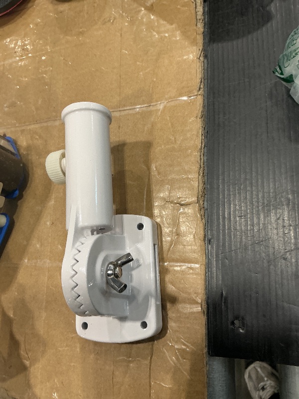 Photo 1 of 
Tangle-Free Flagpole (White) with White Adjustable Bracket Sale!