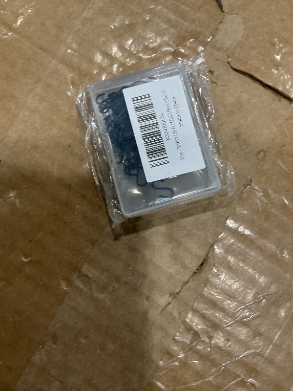 Photo 1 of 100 Pack Mini S Hooks for Hanging Small S Hook for Jewelry Metal S-hook Mini S Shaped Hanger for Christmas Ornament 1/2 Inch Wire Hangers for Crafts DIY Iron S-Shaped Connectors for Key Chain (Black)