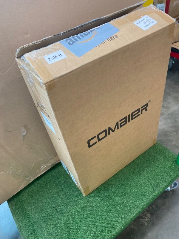 Photo 1 of *MINOR DAMAGE - USED*
Combier Bidet Toilet Seat With Turbo Wash, Wireless Remote and Side Panel, The heated Toilet Seat Have Adjustable Heated Seat, Warm Water, Air Dryer & Multiple Spray Modes CMA210S-B (Elongated)