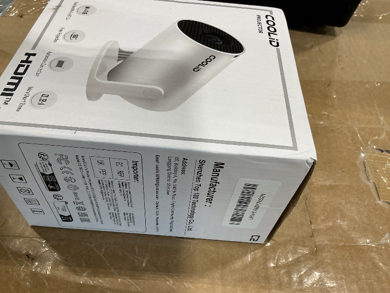 Photo 1 of [Built-in Apps & 2026 Upgraded] Mini Projector Support 4K 1080P Auto Keystone 180° Rotatable with WiFi 6 and Bluetooth 5.4, Projector Portable Compatibile with HDMI/TV Stick/Memory Stick/Laptop-Blue