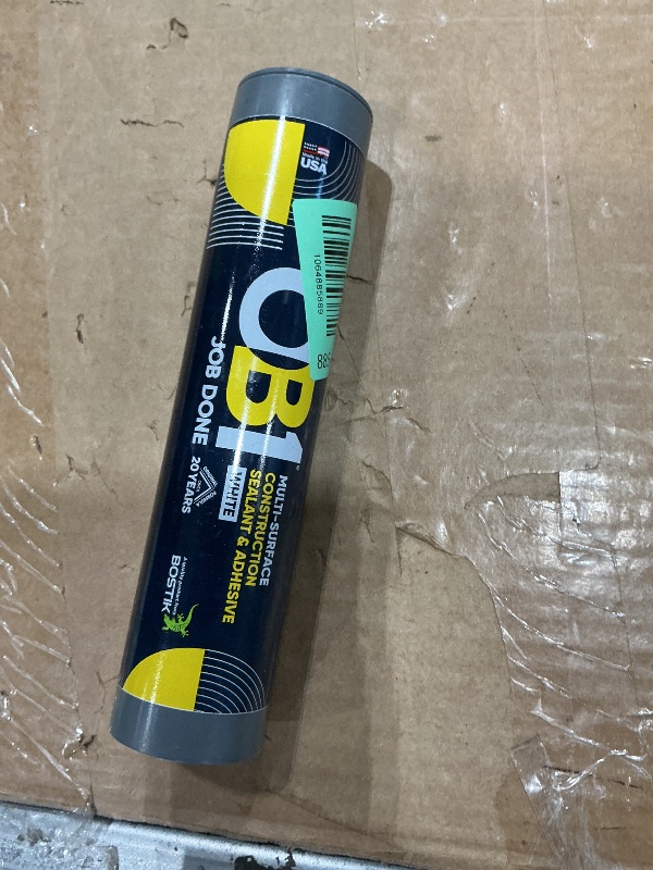 View 2 of *USED*
OB1 Universal Caulk Sealant & Adhesive White 10.1oz | Professional Grade Premium All-in-One Advanced Hybrid 3-in1 | Water Resistant Internal & External | Shrink Crack UV & Fade Resistant | 1 Cartridge