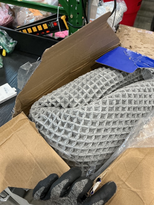 Photo 1 of **Grey**
MIULEE Set of 2 Waffle Bathroom Runner Rugs, Boho Bath Rugs Non Slip Washable, Super Absorbent Runner Bath Mats, Rubber Backed Shower Mats for Hallway Bedroom Laundry Room, White, 2'x6'(24x72 Inch)