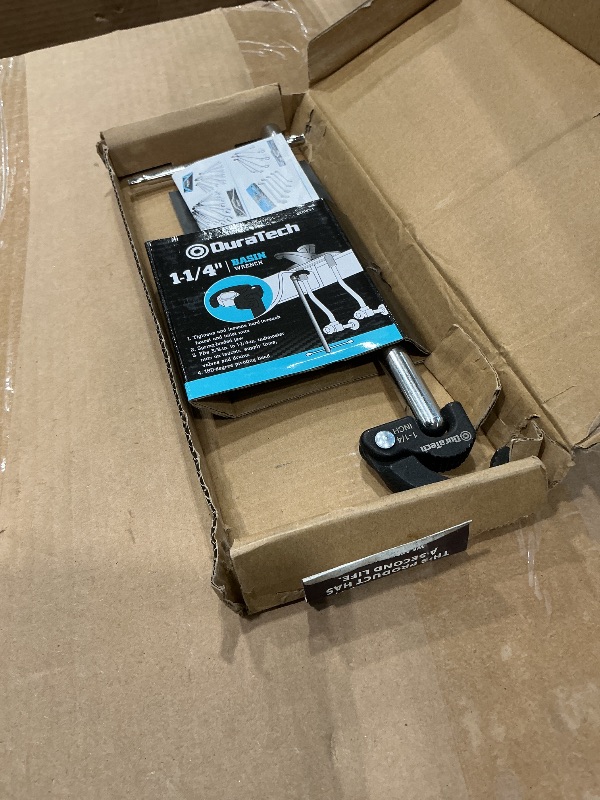 Photo 1 of *MINOR DAMAGE - USED*
DURATECH 11" Basin Wrench, Sink Wrench, Adjustable Tap Nut Spanner Basin Spanner, Capacity of 3/8" to 1-1/4" for Fixing Back and Union Nuts Under Sink