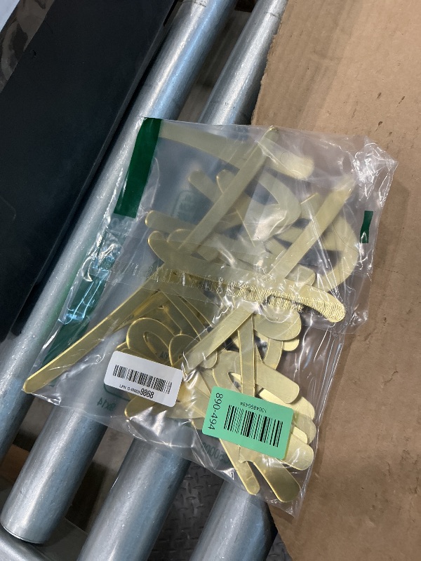 Photo 1 of *MINOR DAMAGE - USED*
Yousoontic 23 x 20 Inches Happy Birthday Sign for Backdrop Large Happy Birthday Sticker Acrylic Mirror Decal Letter Sticker for Balloon Arch Party Sign Wall Decor, Peel Off The Acrylic Film(Gold)