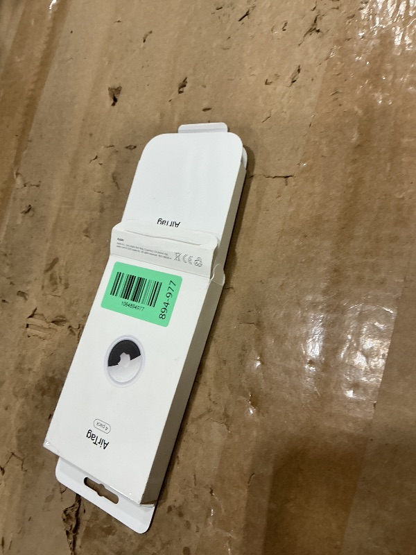 Photo 1 of **PARTIAL SET**
Apple AirTag (1st Generation) 4 Pack Keep Track of and find Your Keys, Wallet, Luggage, Backpack, and More. Simple one-tap Set up with iPhone or iPad, Bluetooth