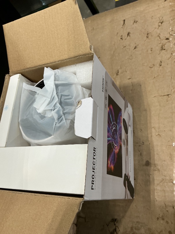 Photo 1 of [Electric Focus]Mini Portable Projector with 4K Support, Bluetooth 5.4 WIFI6, 5watt Sound Base Speaker, 260 ANSI, Android 11, 210° Rotation , Auto Keystone Correction Video Projector HY300 PLUS