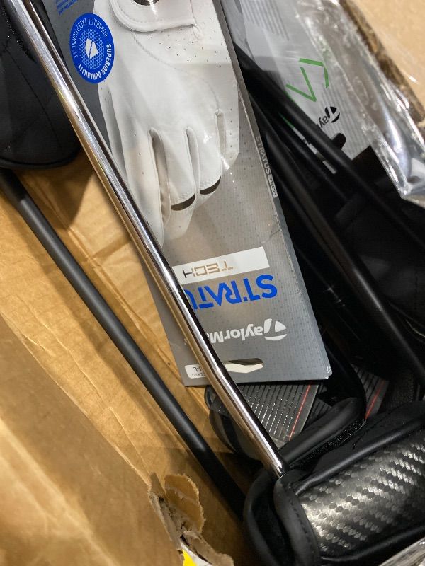 Photo 1 of *MINOR DAMAGE - USED*
KVV Ultra Lightweight Club Set with Graphite Shafts, Titanium Driver, 11-Piece PVD Coated Clubs, 5-S# Irons, Right-Handed for Men No Golf Bag Included