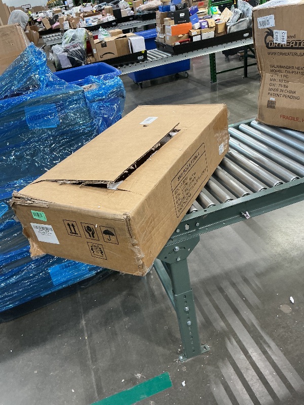 Photo 1 of *PARTIAL SET*
LITTLE TREE Large Computer Desk with File Cabinet, 63 Inch L Shaped Executive Office Desk with Drawers and Storage Shelves, Business Furniture Workstation for Home Office