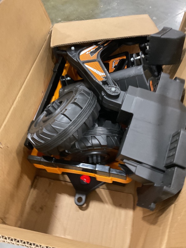 Photo 1 of *MISSING PARTS - See Clerk Notes*
Ride on Tractor with Excavator & Bulldozer, 24V Ride on Tractor Battery-Powered, Remote Control, Electric Vehicle w/Trailer, Digger, Shovel Bucket, EVA Tires, LED Lights, Music & USB, Yellow
