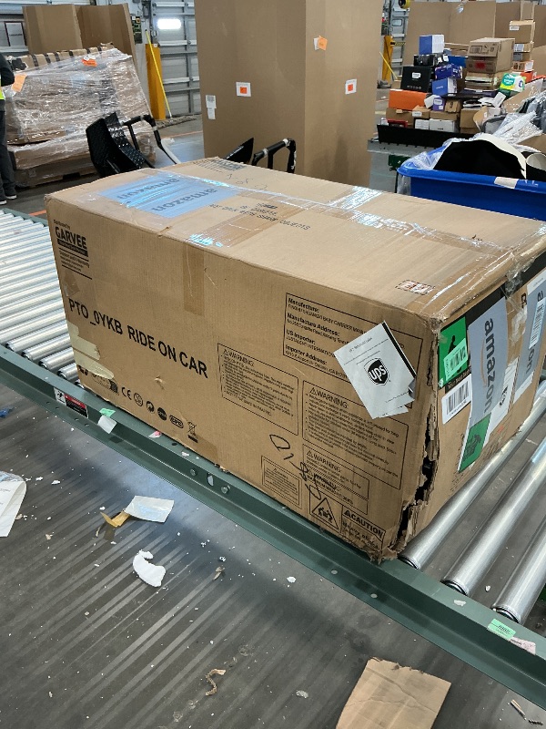 Photo 1 of *MISSING PARTS - See Clerk Notes*
Ride on Tractor with Excavator & Bulldozer, 24V Ride on Tractor Battery-Powered, Remote Control, Electric Vehicle w/Trailer, Digger, Shovel Bucket, EVA Tires, LED Lights, Music & USB, Yellow