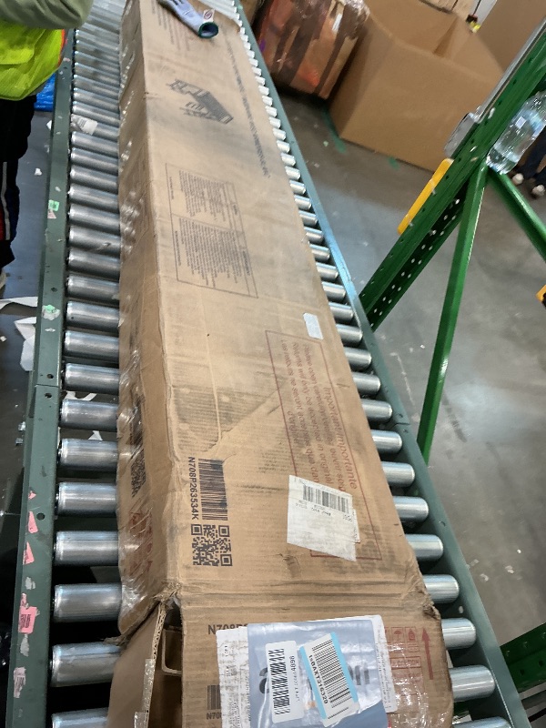 Photo 1 of ***PARTIAL SET*** Ball & Cast Twin Size Loft Bed with Full-Length Guard Rail and Storage Shelves,Wood Bedframe w/Ladder & U Shape Desk,Slat Support,Space Saving,Bedroom Furniture for Student Dorms,Studio,White