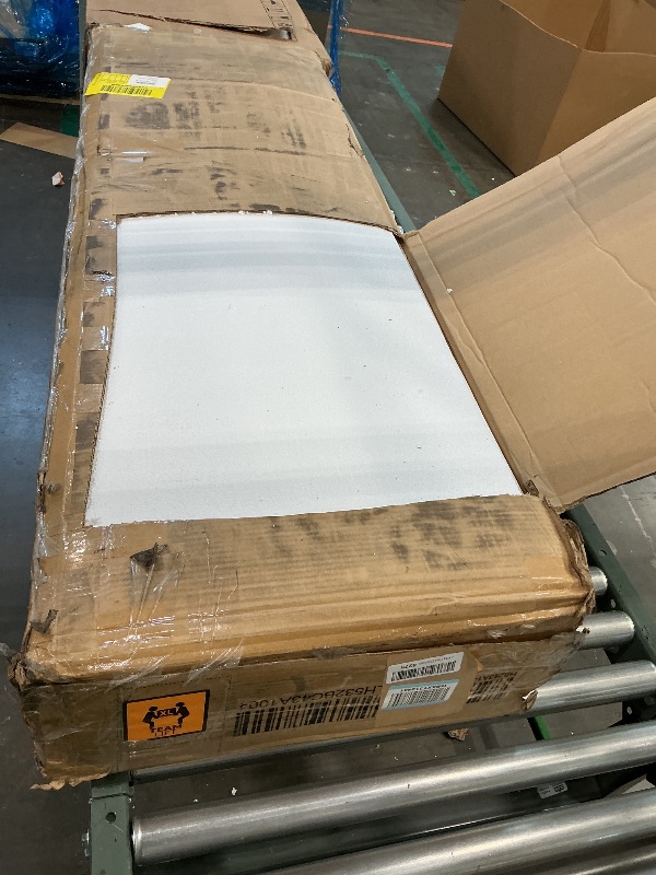 Photo 1 of *USED*
LINSY Farmhouse Bed Frame, FULL SIZE Bedframe with Headboard and Footboard, Wooden Bed Frame with Solid Wood Slats, Rustic Beige Platform Bed Frames FULL Size, No Box Spring Needed