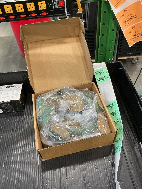 Photo 1 of *USED*
BAOLITVINE Lighted Magnolia Garland with Timer 6FT 80 LED Fairy Lights, Artificial Plant Vine Garland with Lights Battery Operated or USB Plug in for Fireplace Mantle Christmas Spring Decoration