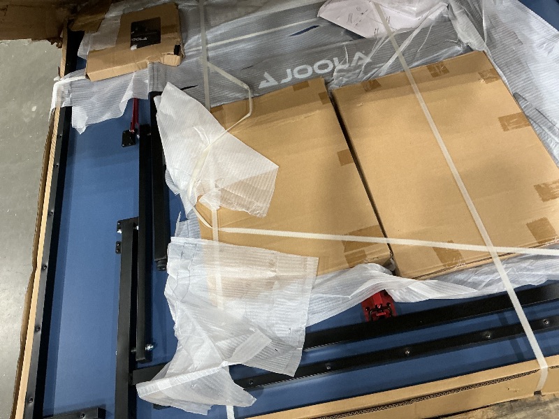 Photo 1 of *USED*
JOOLA Inside Professional MDF Indoor Ping Pong Table with Quick Clamp Table Tennis Net and Post Set - 10 Minute Easy Assembly - Tournament Quality - Foldable with Single Player Playback Mode