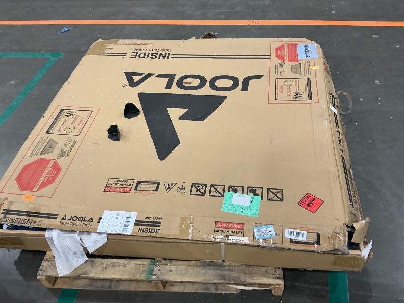Photo 1 of *USED*
JOOLA Inside Professional MDF Indoor Ping Pong Table with Quick Clamp Table Tennis Net and Post Set - 10 Minute Easy Assembly - Tournament Quality - Foldable with Single Player Playback Mode