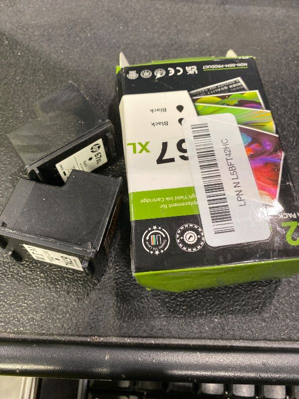 Photo 1 of *UNTESTED*
67XL 67 Ink (2 Black) for HP Ink 67 XL High Yield for HP 67XL Black Ink Cartridge for DeskJet 4155 2755e 2755 2752e 2700 2855e 2852e 2800e 4255e 4155e Envy 6055e 6055 6052e 6458e