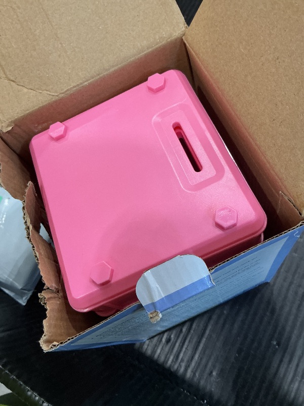 Photo 1 of **NEEDS BATTERIES**
GuDoQi Piggy Bank for Girls Electronic Coin Money Bank Toy for 3 4 5 6 7 8 9 10 Year Old Children, Mini ATM Cash Coin Saving Box for Birthday Gifts Kids Age 3-10, Pink