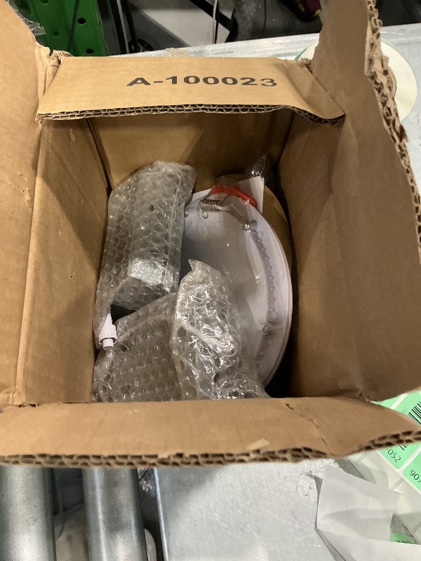 Photo 1 of *MISSING PARTS*
BesLowe 4 Packs 6 Inch 5CCT LED Recessed Ceiling Lights Ultra-Thin with Junction Box, 12W 150W Eqv, 3000K/3500K/4000K/5000K/6500K, 1200LM Dimmable Canless Downlights for Kitchen Hallway Dining Room