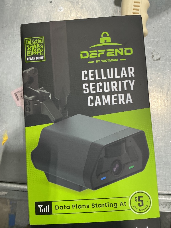 Photo 1 of ****NO BATTERIES***8 TACTACAM Defend 4G Cellular Security Camera with Live View, 4K Photo, 1080p Video, No Wi-Fi Needed, Night Vision, Battery Powered, Remote Property and Outdoor Monitoring
