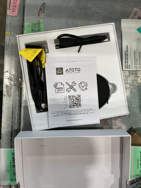 Photo 1 of **RETAIL: $81.80**
AD5 Wireless CarPlay Adapter & Android Auto Wireless Adapter, 2025 Upgrade Plug & Play AI Box CarPlay, Smart Box Compatible with YouTube, Dual Wi-Fi, ChatGPT