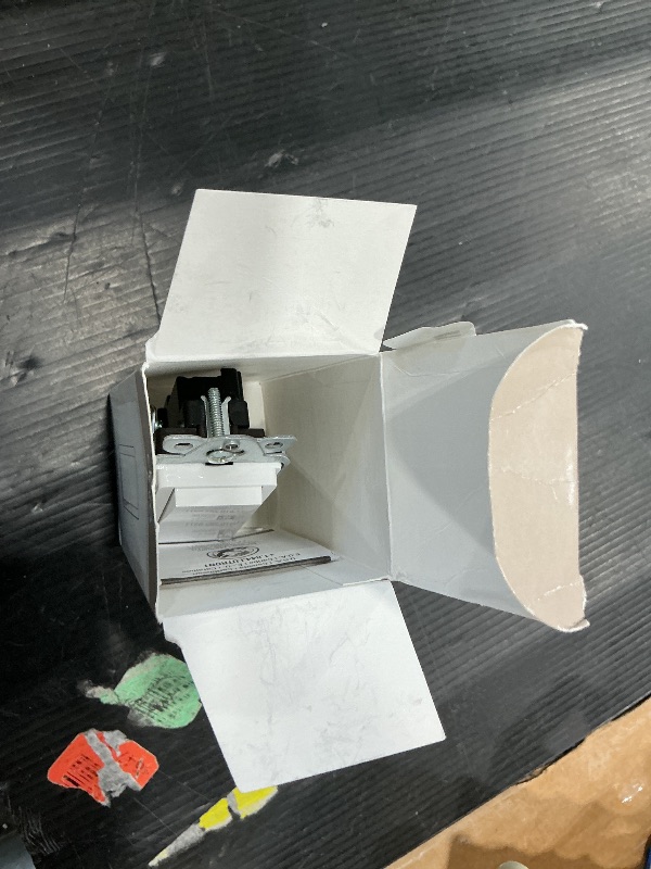 View 2 of ***ONLY ONE*** Lutron Claro On/Off Switch 15-Amp, Single-Pole, CA-1PS-WH-2, White, 2 Pack