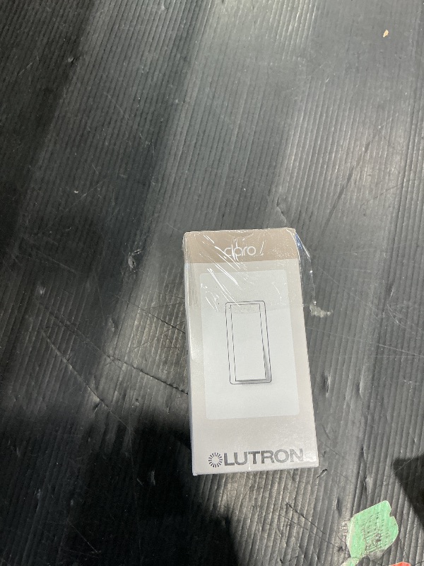 View 3 of ***ONLY ONE*** Lutron Claro On/Off Switch 15-Amp, Single-Pole, CA-1PS-WH-2, White, 2 Pack
