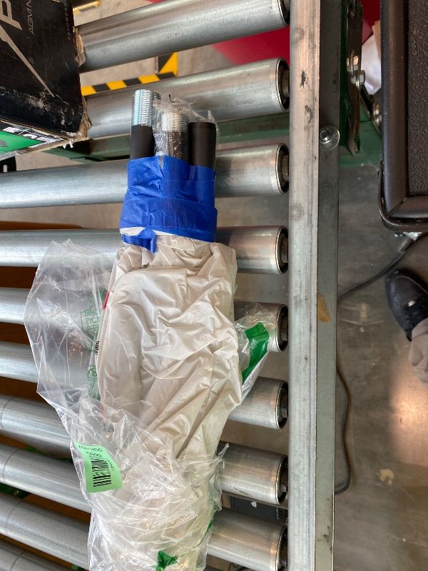 Photo 1 of ***MISSING PIECES*** 240-Inch Extra Long Blackout Curtain Rod - Heavy Duty Industrial Adjustable Drapery Rod for Indoor/Outdoor Use - 1-Inch Diameter Room Darkening Window Treatment, Room Divider