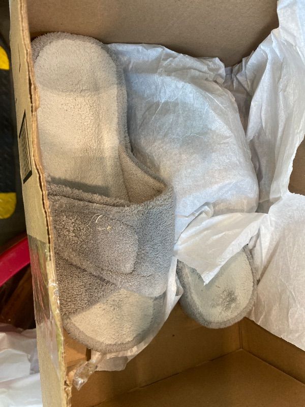 Photo 1 of *USED*
Grey Soft House Shoes, Sandals