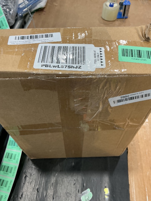 Photo 1 of ****MISSING PARTS** FINAL SALE NO REFUND NO RETURN**** Universal 2.25 Inch Stainless Steel Exhaust Pipe Kit