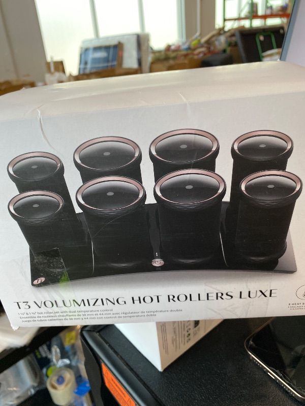 Photo 1 of *UNTESTED*
T3 - Volumizing Hot Rollers LUXE | Premium Hair Curler Set for Long Lasting Volume, Body & Shine | Set of 8-4 XL (1.75") & 4 Large (1.5”)