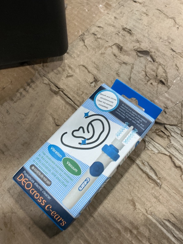 Photo 1 of *MINOR DAMAGE - USED*
Ear Savvy Vacuum Ear Wax Remover Electric Vacuum Cleaner Suction Earwax Remove, Cordless Earsavvy Ear Wax Removal Tool Kit with 2 Soft Replacement Heads (1PCS)
