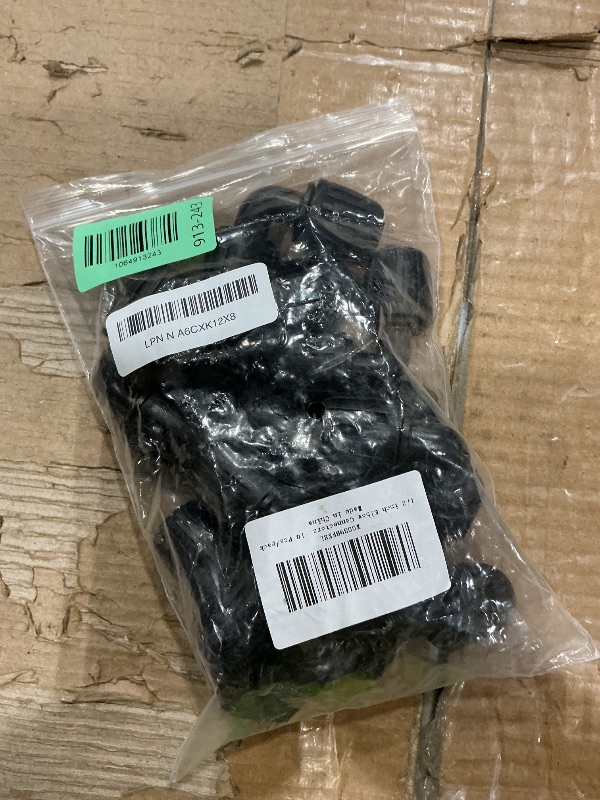 View 1 of 1/2 inch Irrigation Fittings Elbow Connectors For (1/2" ID x0.6-0.63" OD) 16mm Drip Tubing Barbed Connectors-10 Pcs/pack