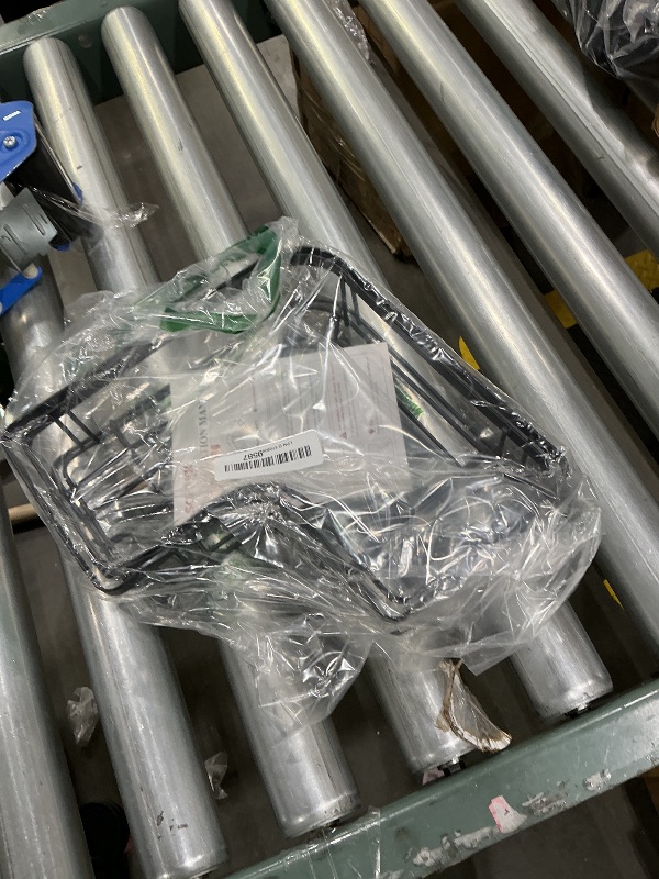 Photo 1 of **MISSING PARTS/check clerk comments**
Sakugi Corner Shower Caddy - 2 Pack, Adhesive Shower Organizers, Rustproof Stainless Steel Shower Shelves with 8 Hooks, No Drilling Bathroom Organizers and Storage Racks, Space-Saving, Black, Large