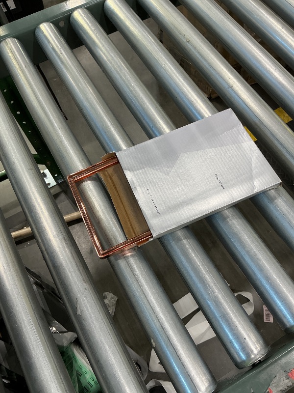 Photo 1 of ***MISSING ONE FRAME & GLASS PANELS*** AhaGo Rose Gold Floating Frame, 5"x7", Vertical, 2 Set, For Picture 4x6, 3.5x5, 2x3, Small Desktop Photo Frames, Classy For Anniversary, Wedding, Home or Office Décor